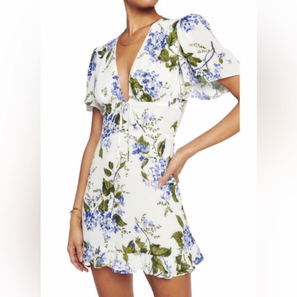 Reformation Mya mini dress Riviera size 8
